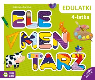 Okładka książki Edulatki. Elementarz 4-latka