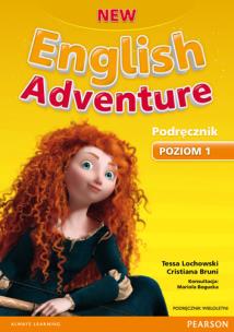 Okładka książki English Adventure New 1 SB + DVD PEARSON