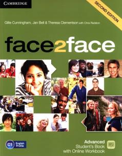 Okładka książki face2face Advanced Student's Book with Online Workbook