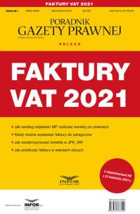 Okładka książki Faktury VAT 2021