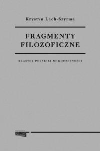 Okładka książki Fragmenty filozoficzne