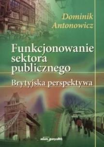 Okładka książki Funkcjonowanie sektora publicznego