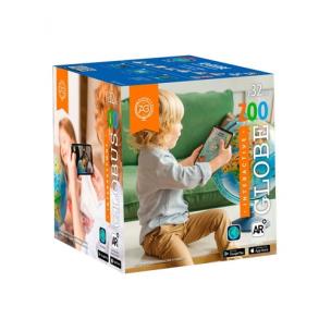 Opakowanie Globus 32 cm z mapą zwierzętami i aplikacją