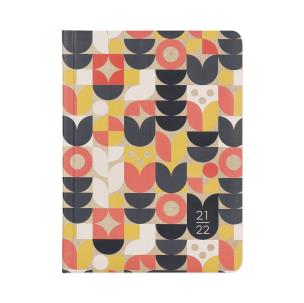 Opakowanie Kalendarz 2021/2022 18-MC tygodniowy Kraft kwiaty