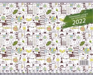 Opakowanie Kalendarz 2022 tygodniowy leżący na podstawce