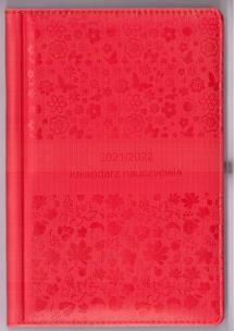 Okładka książki Kalendarz nauczyciela 2021/2022 czerwony WYPIÓR