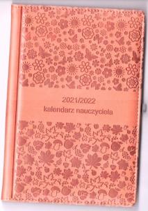 Okładka książki Kalendarz nauczyciela 2021/2022 pomarańcz. WYPIÓR