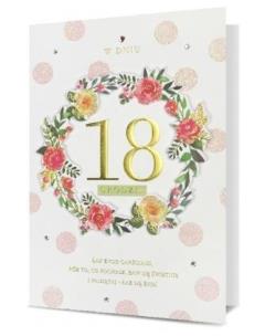 Opakowanie Karnet B6 Osiemnastka HM200-2285