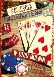 Opakowanie Karnet Imieniny GM-585