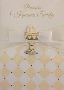 Opakowanie Karnet Komunia Premium B6 + koperta wzór nr 007