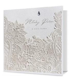 Opakowanie Karnet kwadratowy Ślub KL HM100-1014