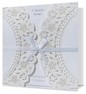 Opakowanie Karnet kwadratowy Ślub KL HM100-1018