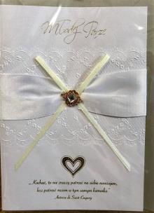 Opakowanie Karnet ślubny B6 Premium 49 + koperta