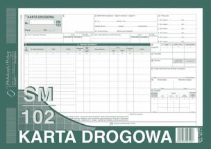 Opakowanie Karta Drogowa - samochód ciężarowy A4 SM/102 A4