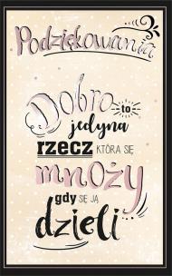 Opakowanie Kartka Dziękuję U59