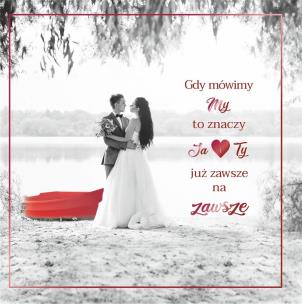 Opakowanie Kartka kw okolicznościowa Ślub KWS05