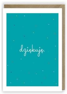 Opakowanie Kartka okolicznościowa, eko koperta Dziękuję K002