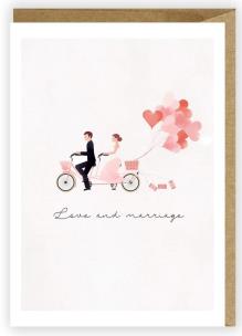 Opakowanie Kartka okolicznościowa, eko koperta Ślub K007