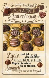 Opakowanie Kartka okolicznościowa Imieniny IM01