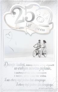 Opakowanie Kartka okolicznościowa Rocznica Ślubu RS03