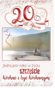 Opakowanie Kartka okolicznościowa Rocznica Ślubu RS07