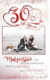 Opakowanie Kartka okolicznościowa Rocznica Ślubu RS08