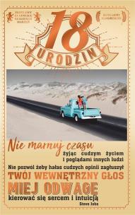 Opakowanie Kartka okolicznościowa Urodziny 18 U67