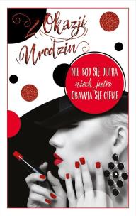 Opakowanie Kartka okolicznościowa Urodziny BRW03