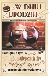 Opakowanie Kartka okolicznościowa Urodziny U62