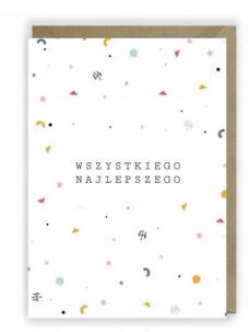 Opakowanie Kartka urodzinowa, eko koperta K018