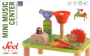 Opakowanie Kolorowe drewniane centrum muzyczne 4w1