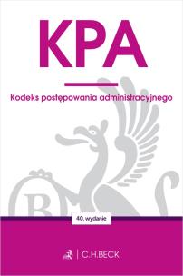 Okładka książki KPA. Kodeks postępowania administracyjnego