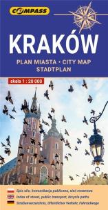Okładka książki Kraków - plan miasta 1:20 000