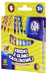 Opakowanie Kredki z glinki kaolinowej Astra 12 kolorów
