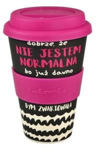 Opakowanie Kubek bambusowy BM-015 Nie jestem normalna