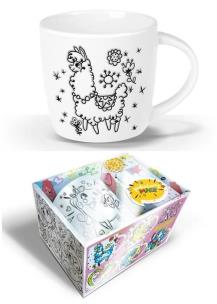 Opakowanie Kubek Pokoloruj Mnie PKM-004 Lama