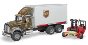 Opakowanie MACK Granite UPS kontener z wóżkiem widłowym