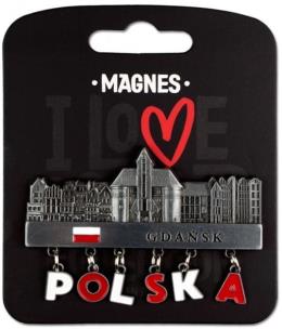 Opakowanie Magnes I love Poland Gdańsk ILP-MAG-E-GD-33