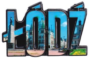 Opakowanie Magnes I love Poland Łódź ILP-MAG-C-LOD-13