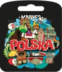Opakowanie Magnes I love Poland Polska ILP-MAG-C-PL-04