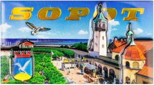 Opakowanie Magnes I love Poland Sopot ILP-MAG-C-SOP-13