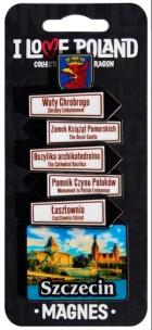 Opakowanie Magnes I love Poland Szczecin ILP-MAG-C-SZCZ-13