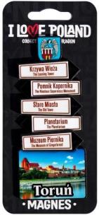 Opakowanie Magnes I love Poland Toruń ILP-MAG-C-TOR-07