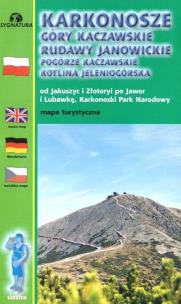 Okładka książki Mapa tur. Karkonosze Góry Kaczawskie 1:50 00