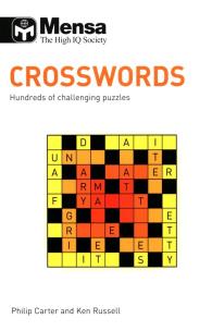 Okładka książki Mensa Crosswords
