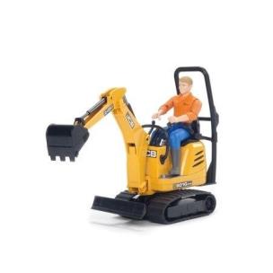 Opakowanie Mikrokoparka JCB 8010 CTS z figurką budowlańca