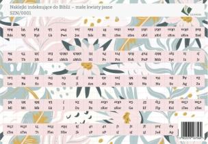Opakowanie Naklejki indeksujące do Biblii - małe kwiaty jasne