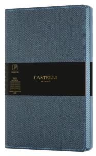 Opakowanie Notatnik 13x21cm linia Castelli Harris Blue