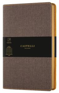 Opakowanie Notatnik 13x21cm linia Castelli Harris Brown