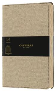 Opakowanie Notatnik 13x21cm linia Castelli Harris Desert Sand